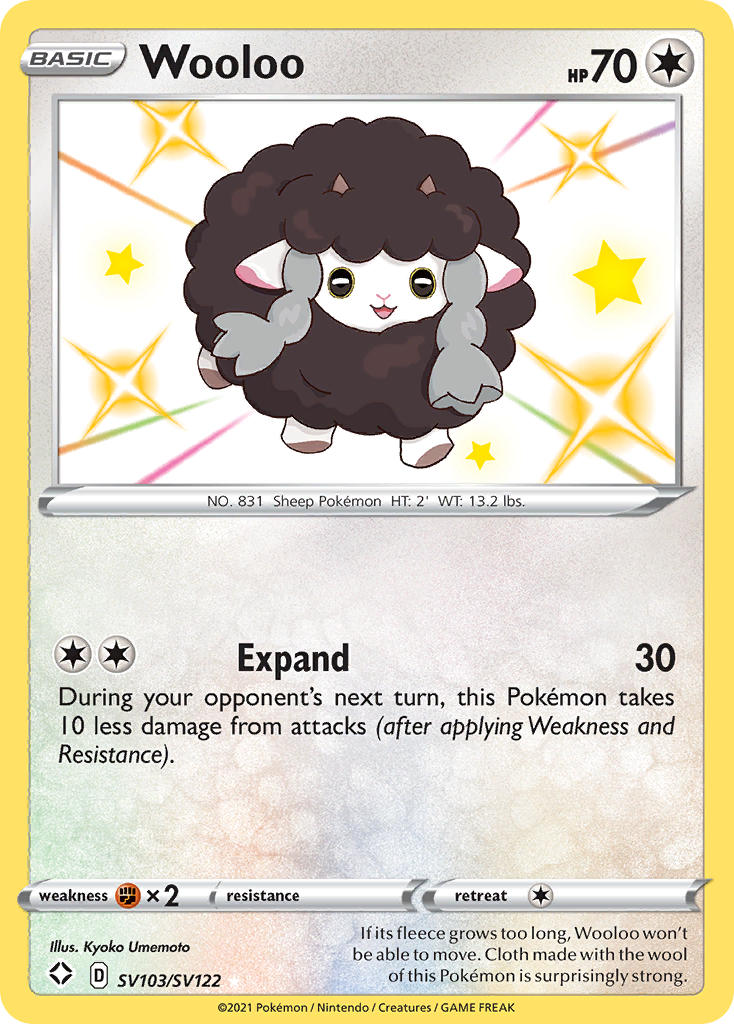 Wooloo (SV103/SV122) [Sword & Shield: Shining Fates] | Gear Gaming Bentonville