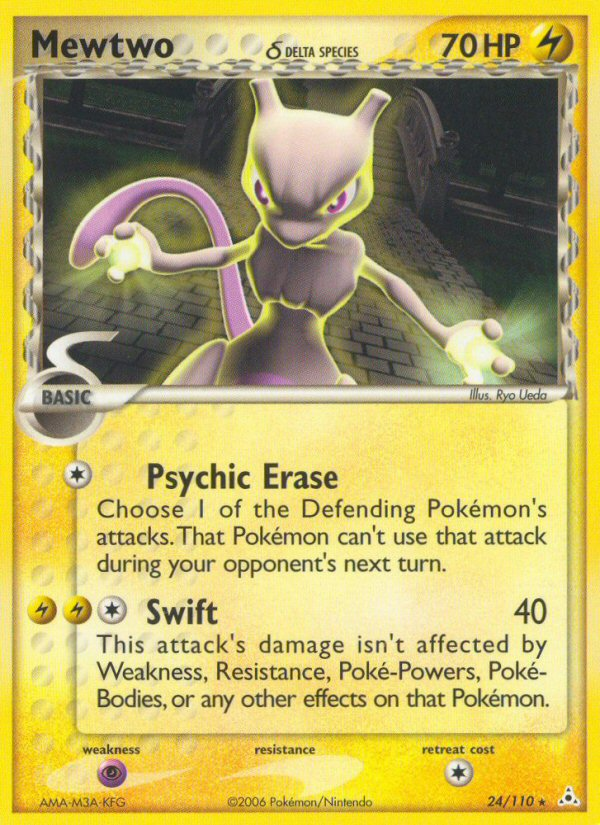 Mewtwo (24/110) (Delta Species) [EX: Holon Phantoms] | Gear Gaming Bentonville