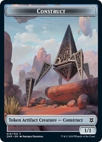 Construct // Drake Double-sided Token [Zendikar Rising Tokens] | Gear Gaming Bentonville