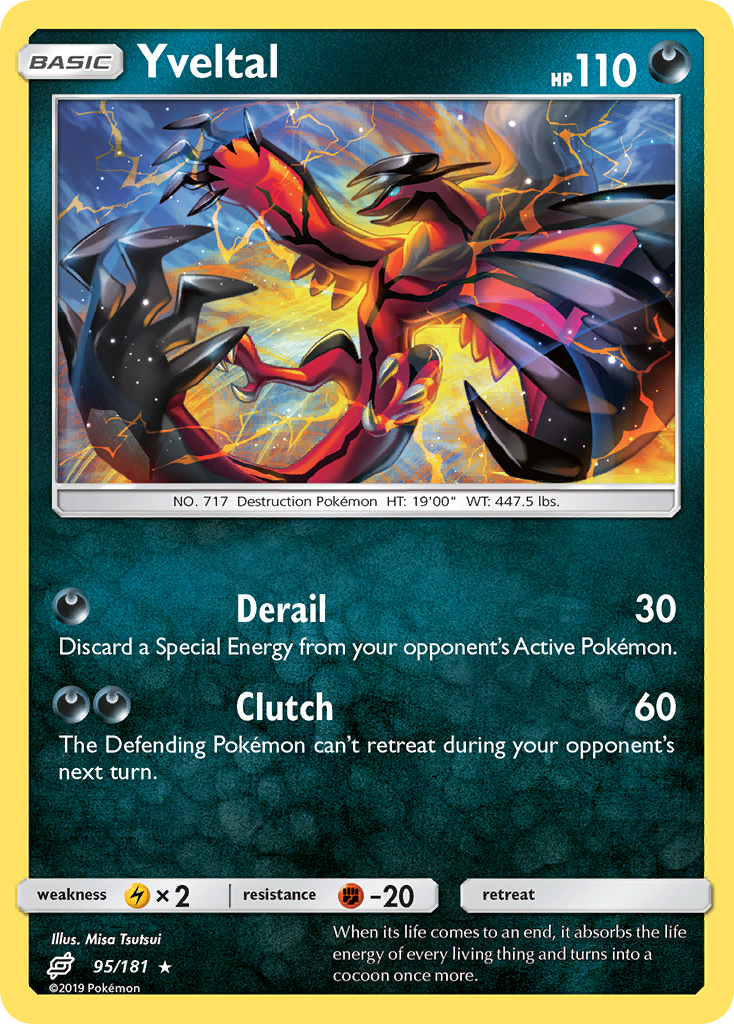 Yveltal (95/181) [Sun & Moon: Team Up] | Gear Gaming Bentonville