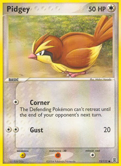 Pidgey (73/112) [EX: FireRed & LeafGreen] | Gear Gaming Bentonville