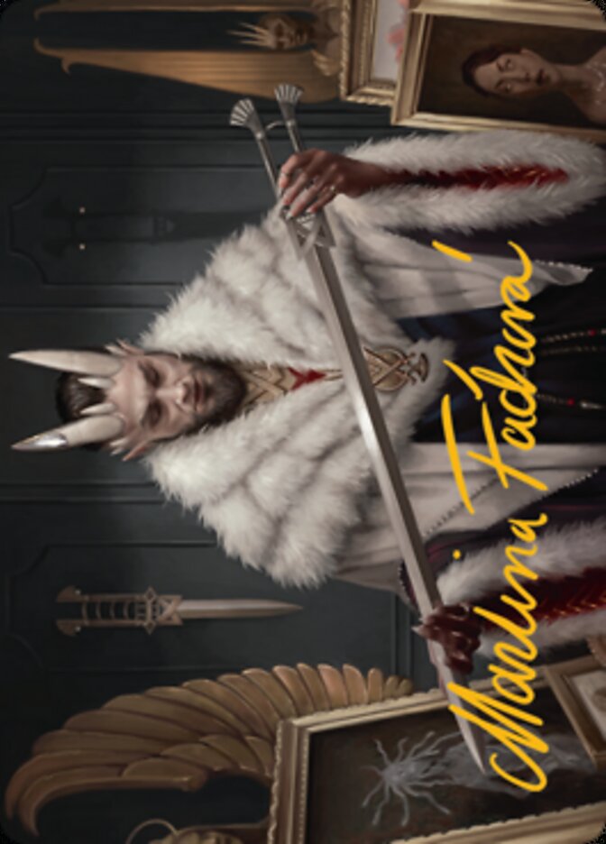 Lord Xander, the Collector Art Card (Gold-Stamped Signature) [Streets of New Capenna Art Series] | Gear Gaming Bentonville