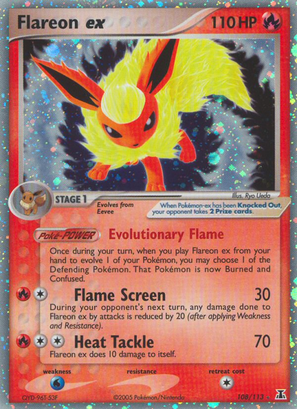 Flareon ex (108/113) [EX: Delta Species] | Gear Gaming Bentonville