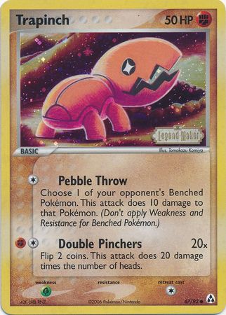 Trapinch (67/92) (Stamped) [EX: Legend Maker] | Gear Gaming Bentonville