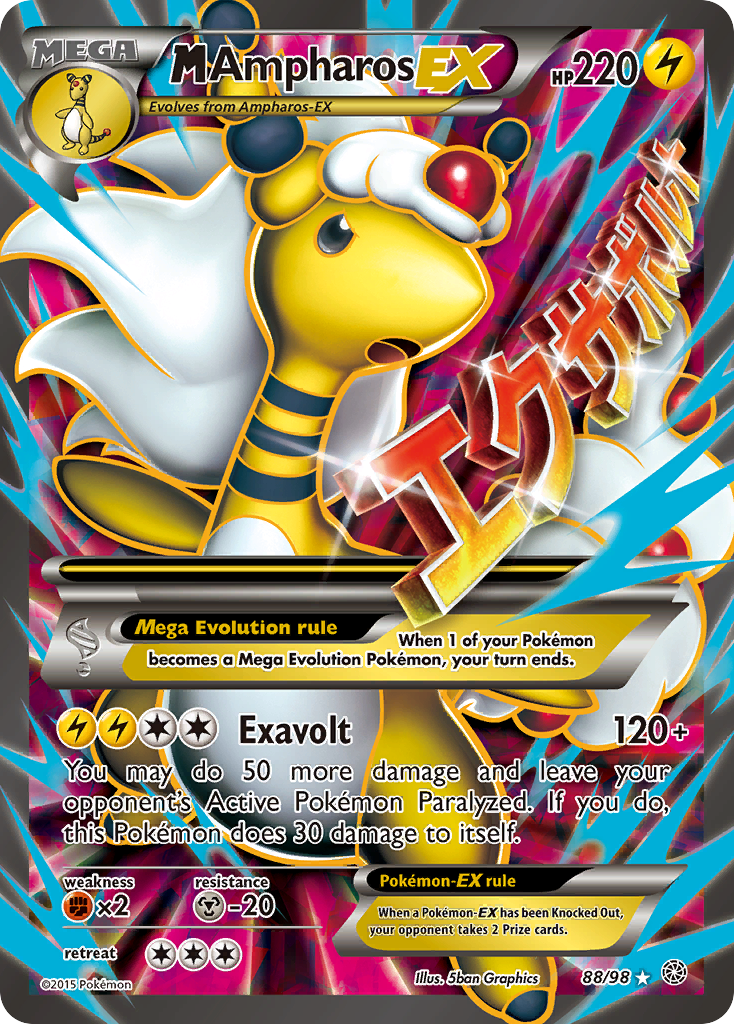 M Ampharos EX (88/98) [XY: Ancient Origins] | Gear Gaming Bentonville