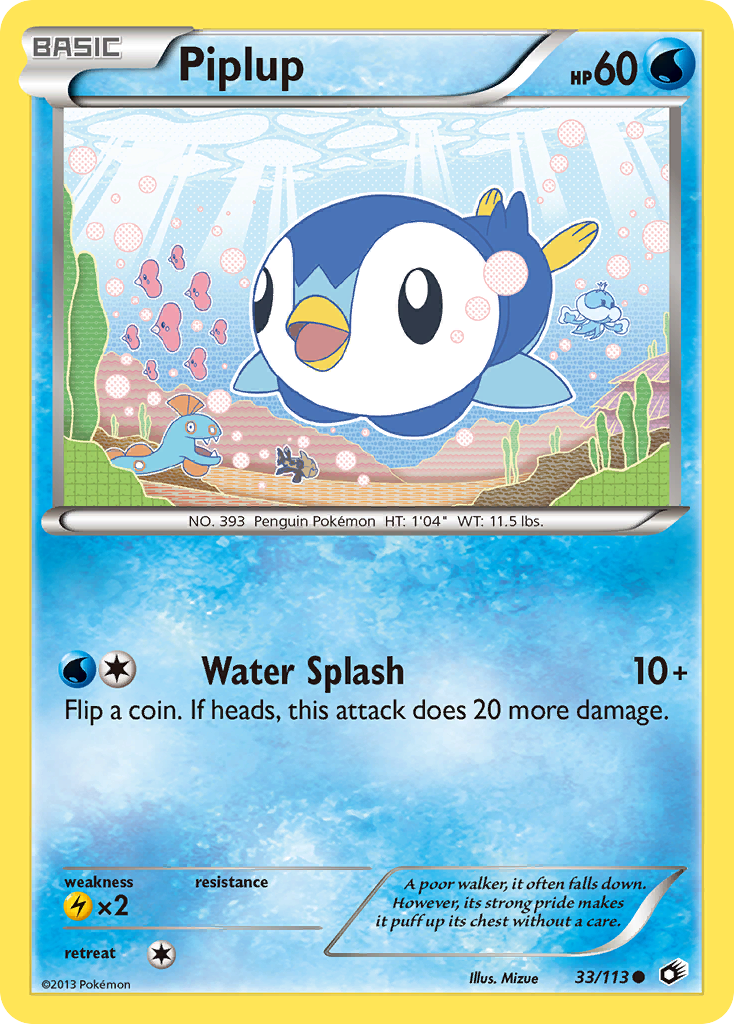 Piplup (33/113) [Black & White: Legendary Treasures] | Gear Gaming Bentonville