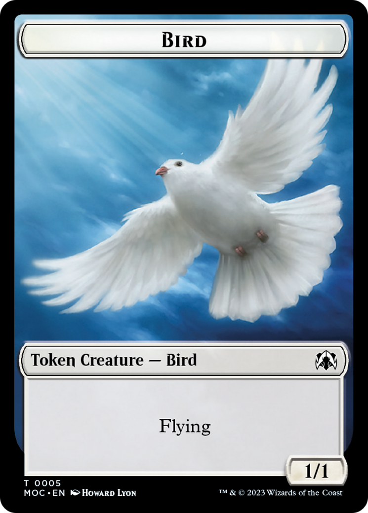 Bird // Kobolds of Kher Keep Double-Sided Token [March of the Machine Commander Tokens] | Gear Gaming Bentonville