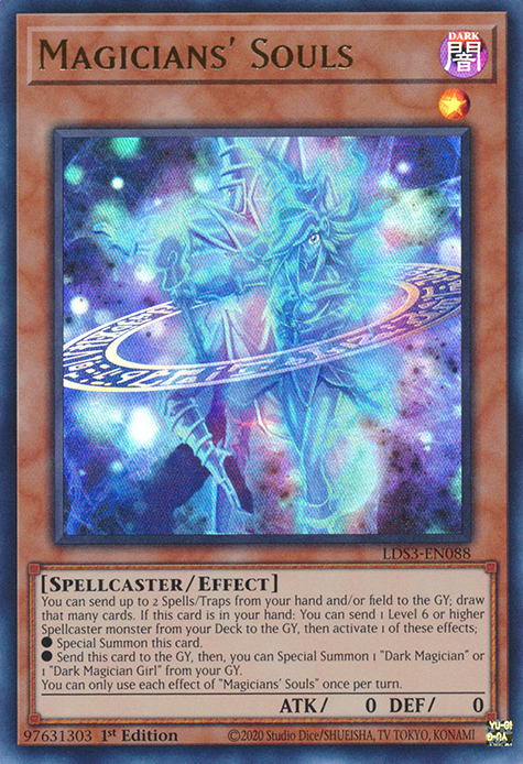 Magicians' Souls [LDS3-EN088] Ultra Rare | Gear Gaming Bentonville