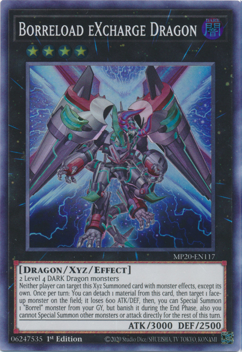 Borreload eXcharge Dragon [MP20-EN117] Super Rare | Gear Gaming Bentonville