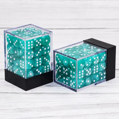 Light Blue Pearl 12mm D6 block of 36 dice | Gear Gaming Bentonville