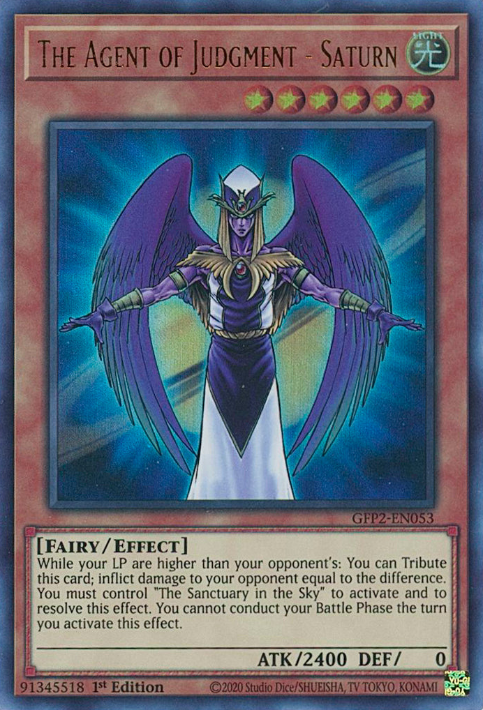 The Agent of Judgment - Saturn [GFP2-EN053] Ultra Rare | Gear Gaming Bentonville