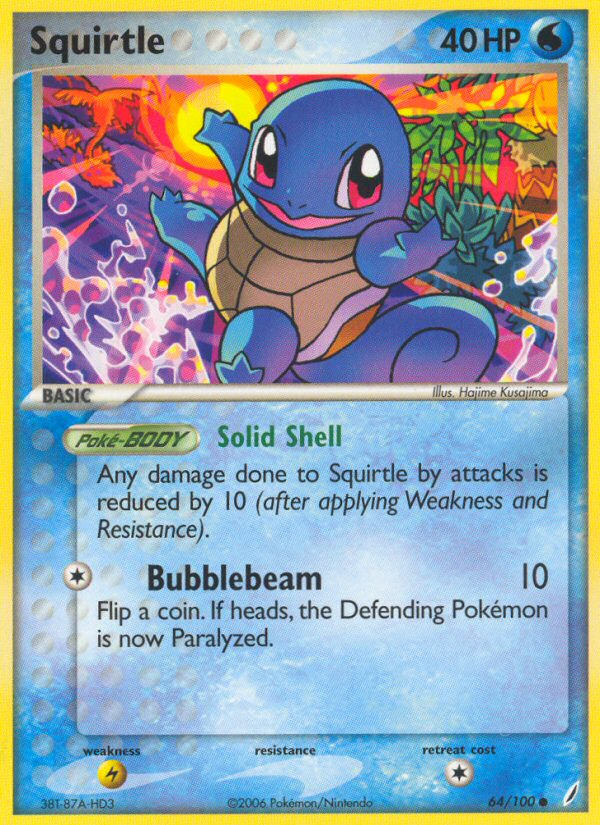 Squirtle (64/100) [EX: Crystal Guardians] | Gear Gaming Bentonville