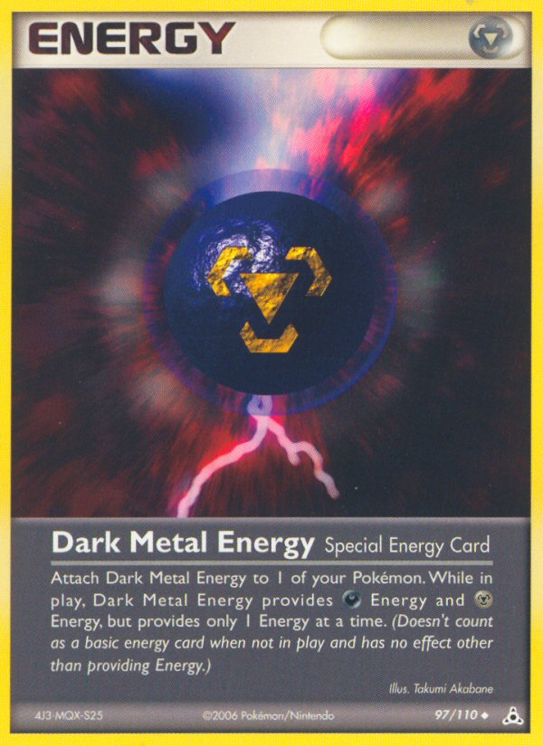 Dark Metal Energy (97/110) [EX: Holon Phantoms] | Gear Gaming Bentonville