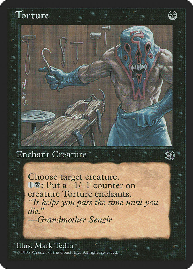 Torture (Grandmother Sengir Flavor Text) [Homelands] | Gear Gaming Bentonville