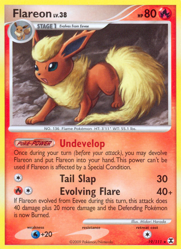 Flareon (19/111) [Platinum: Rising Rivals] | Gear Gaming Bentonville