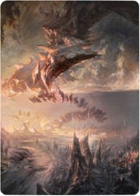 Needleverge Pathway Art Card [Zendikar Rising Art Series] | Gear Gaming Bentonville