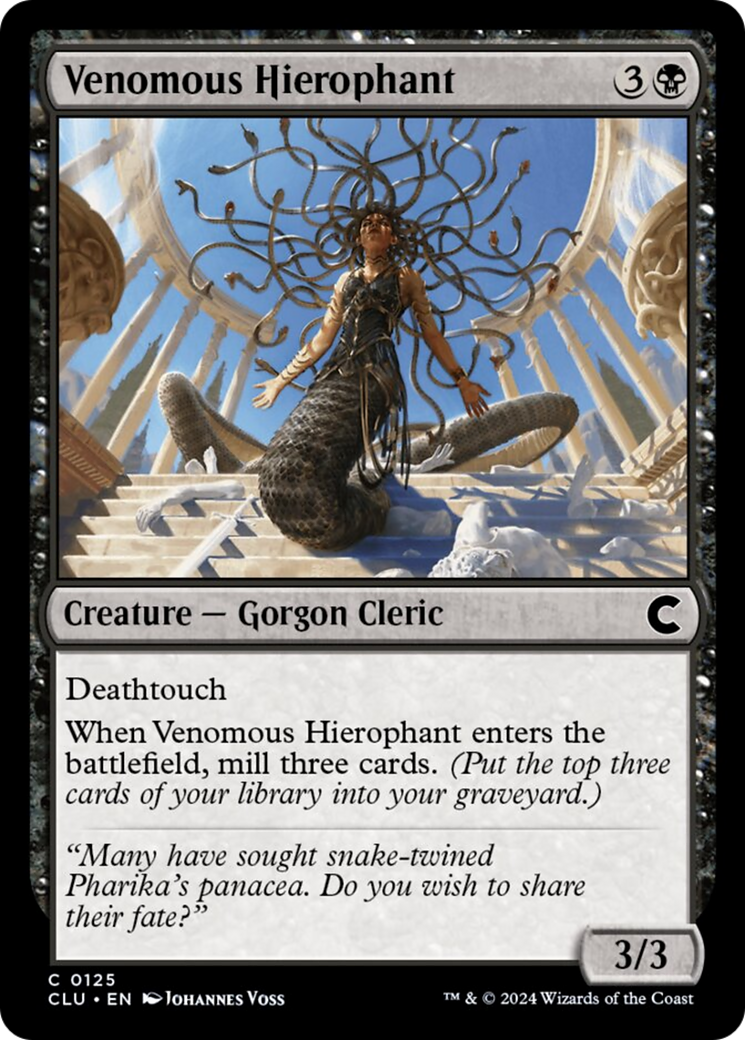 Venomous Hierophant [Ravnica: Clue Edition] | Gear Gaming Bentonville