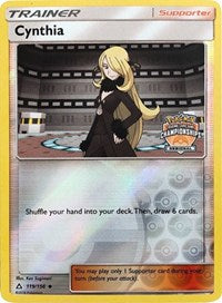 Cynthia (119/156) (Regional Championship Promo) [Sun & Moon: Ultra Prism] | Gear Gaming Bentonville