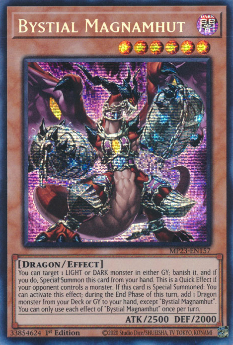 Bystial Magnamhut [MP23-EN157] Prismatic Secret Rare | Gear Gaming Bentonville