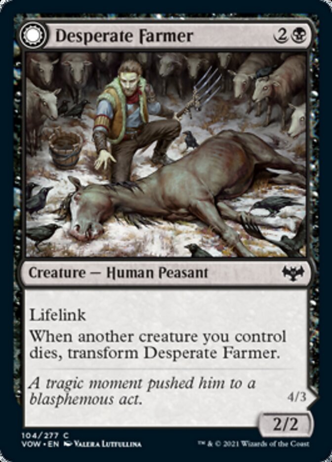 Desperate Farmer // Depraved Harvester [Innistrad: Crimson Vow] | Gear Gaming Bentonville