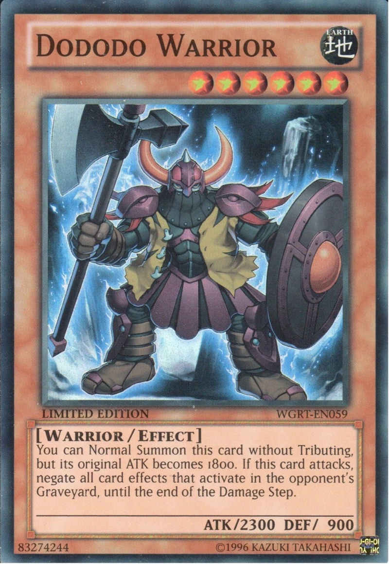 Dododo Warrior [WGRT-EN059] Super Rare | Gear Gaming Bentonville