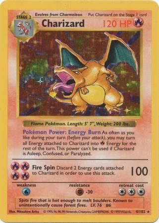 Charizard (4/102) [Base Set Shadowless Unlimited] | Gear Gaming Bentonville