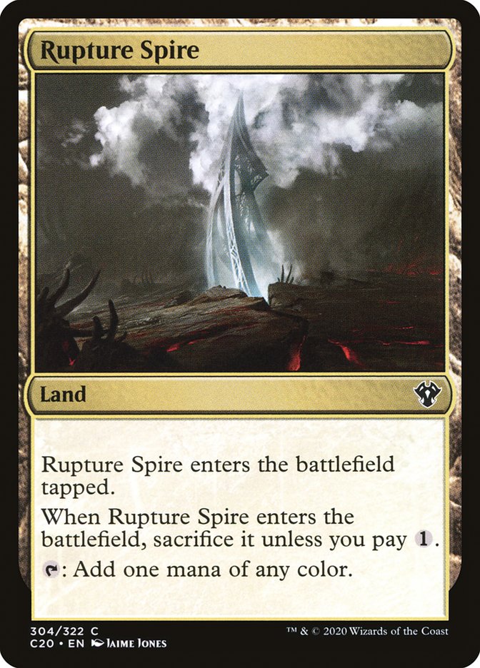 Rupture Spire [Commander 2020] | Gear Gaming Bentonville