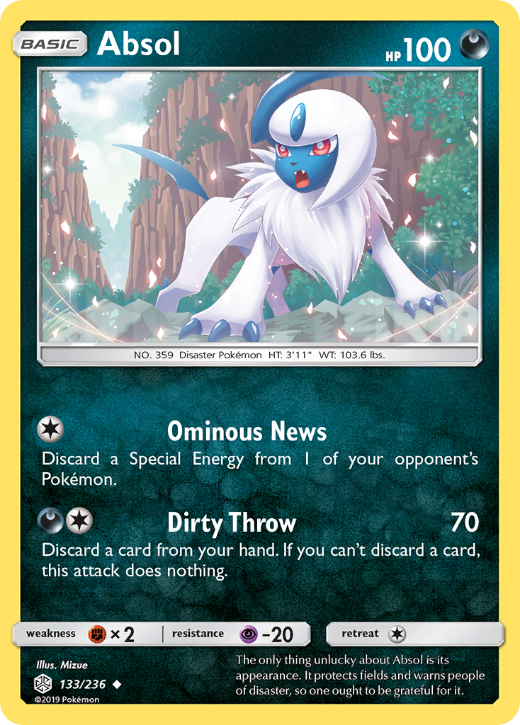 Absol (133/236) [Sun & Moon: Cosmic Eclipse] | Gear Gaming Bentonville