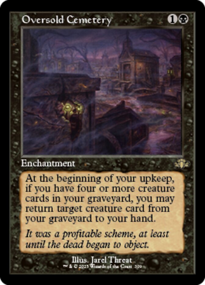 Oversold Cemetery (Retro) [Dominaria Remastered] | Gear Gaming Bentonville