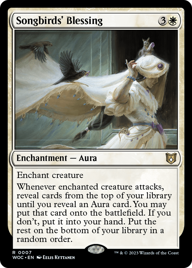 Songbirds' Blessing [Wilds of Eldraine Commander] | Gear Gaming Bentonville