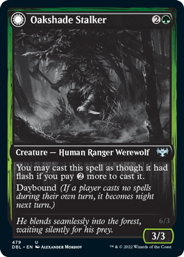 Oakshade Stalker // Moonlit Ambusher [Innistrad: Double Feature] | Gear Gaming Bentonville