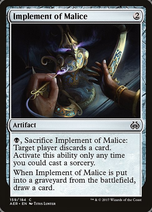 Implement of Malice [Aether Revolt] | Gear Gaming Bentonville