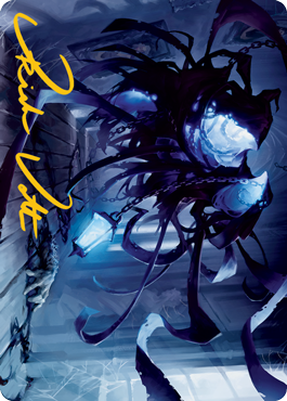 Spectral Adversary Art Card (Gold-Stamped Signature) [Innistrad: Midnight Hunt Art Series] | Gear Gaming Bentonville