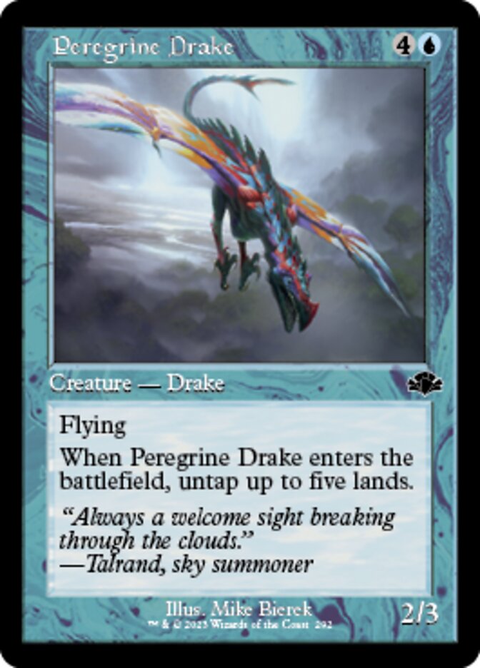 Peregrine Drake (Retro) [Dominaria Remastered] | Gear Gaming Bentonville