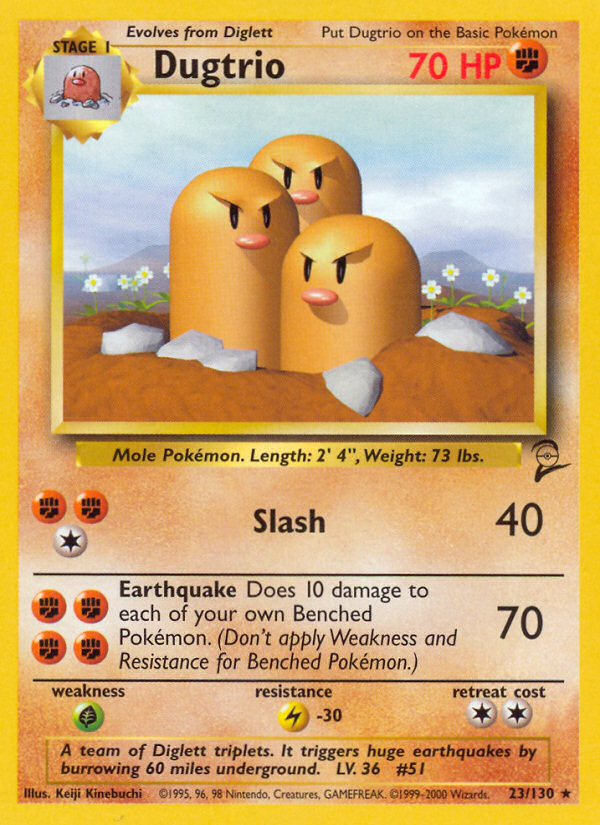 Dugtrio (23/130) [Base Set 2] | Gear Gaming Bentonville