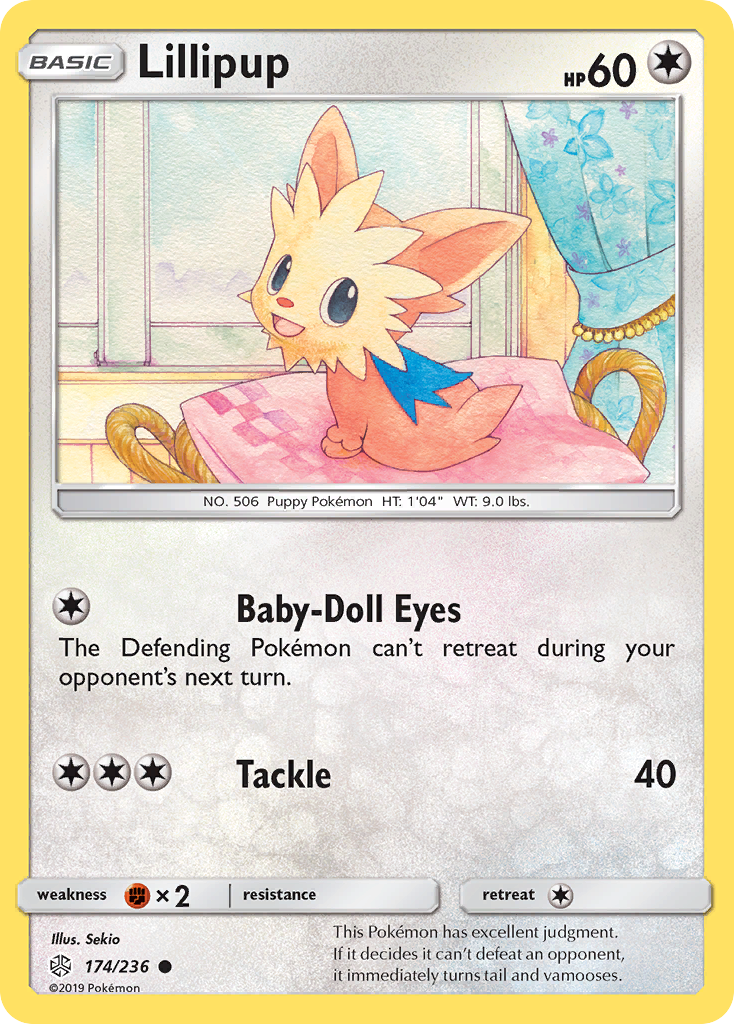 Lillipup (174/236) [Sun & Moon: Cosmic Eclipse] | Gear Gaming Bentonville