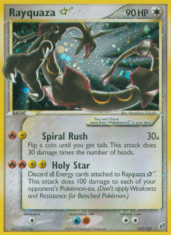 Rayquaza Star (107/107) [EX: Deoxys] | Gear Gaming Bentonville