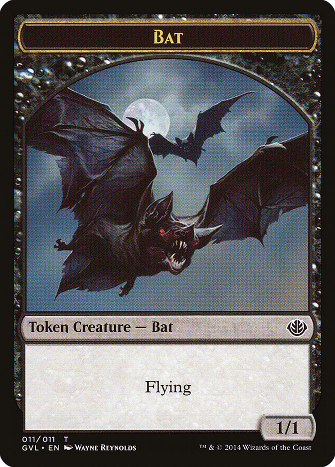 Bat Token (Garruk vs. Liliana) [Duel Decks Anthology Tokens] | Gear Gaming Bentonville