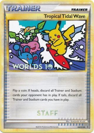 Tropical Tidal Wave (HGSS18) (Staff) [HeartGold & SoulSilver: Black Star Promos] | Gear Gaming Bentonville