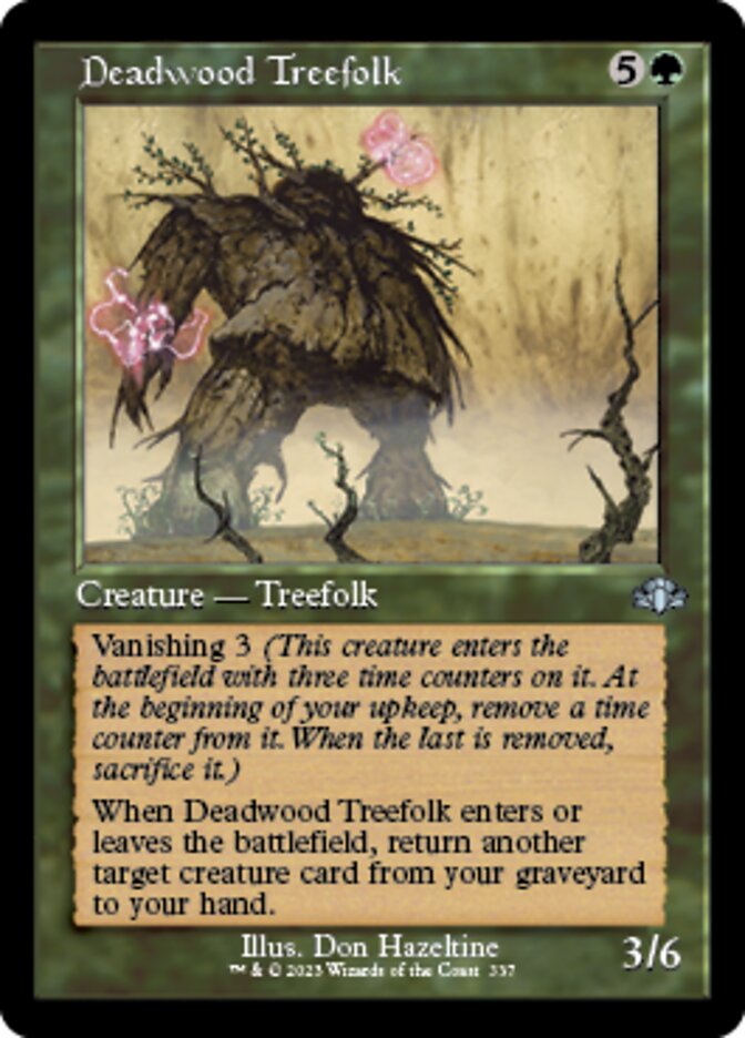 Deadwood Treefolk (Retro) [Dominaria Remastered] | Gear Gaming Bentonville