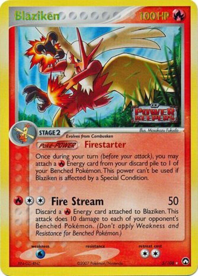 Blaziken (5/108) (Stamped) [EX: Power Keepers] | Gear Gaming Bentonville