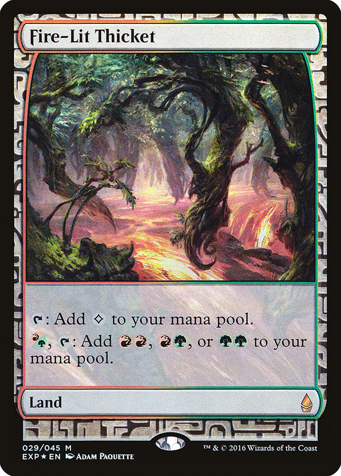 Fire-Lit Thicket [Zendikar Expeditions] | Gear Gaming Bentonville