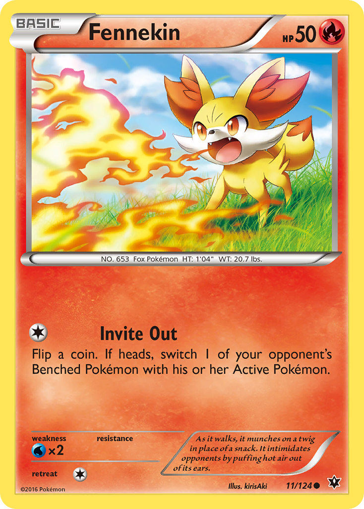 Fennekin (11/124) [XY: Fates Collide] | Gear Gaming Bentonville