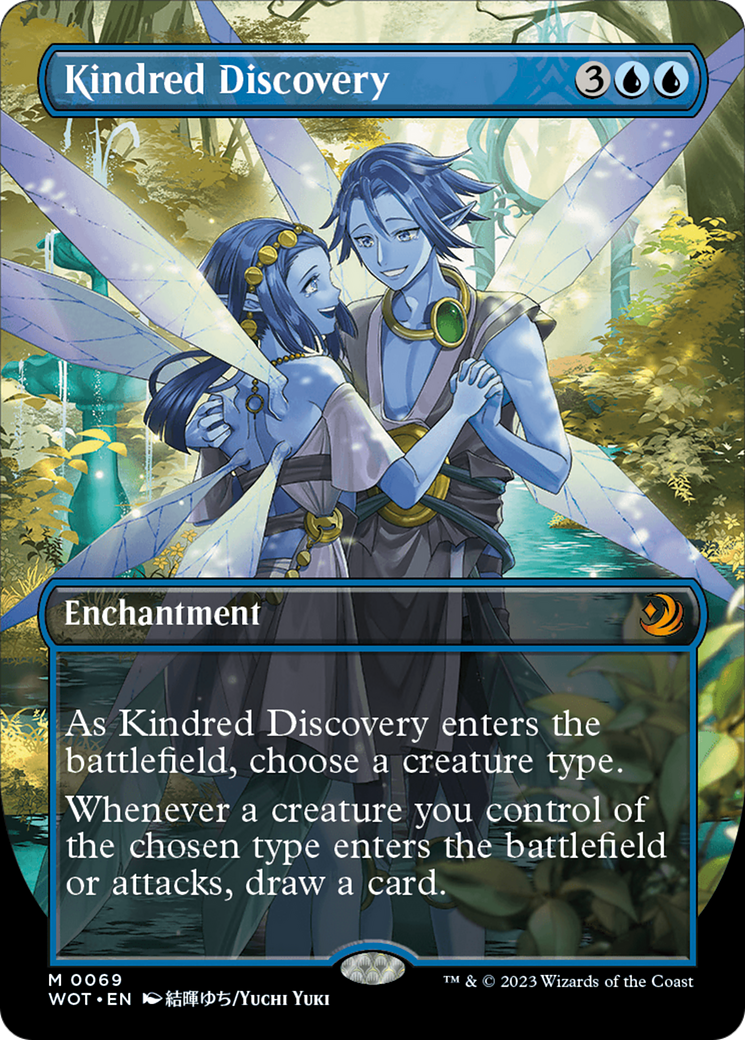 Kindred Discovery (Anime Borderless) [Wilds of Eldraine: Enchanting Tales] | Gear Gaming Bentonville