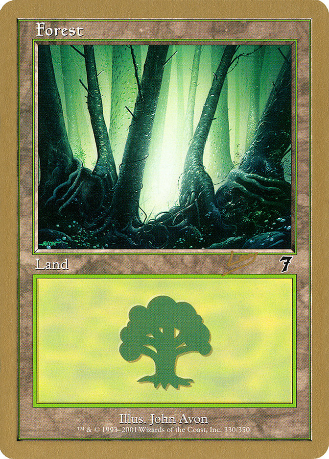 Forest (rl330) (Raphael Levy) [World Championship Decks 2002] | Gear Gaming Bentonville