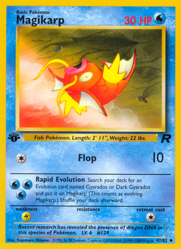 Magikarp (47/82) [Team Rocket 1st Edition] | Gear Gaming Bentonville