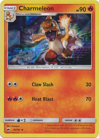 Charmeleon (19/147) (Premium Collection Promo) [Sun & Moon: Burning Shadows] | Gear Gaming Bentonville