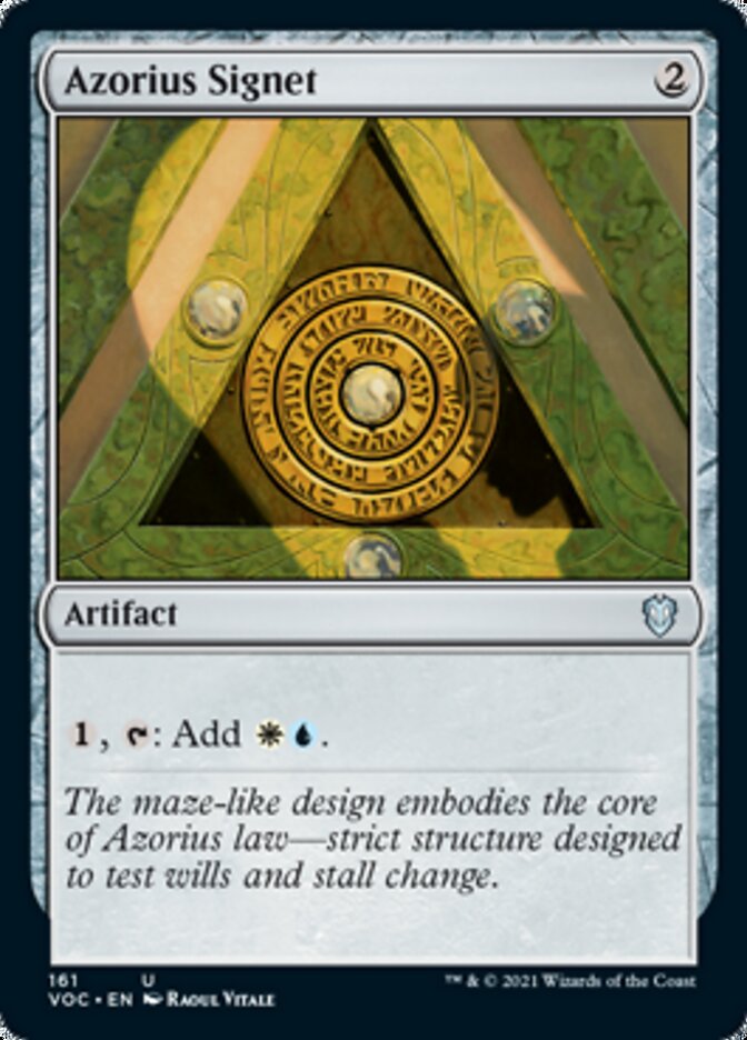 Azorius Signet [Innistrad: Crimson Vow Commander] | Gear Gaming Bentonville