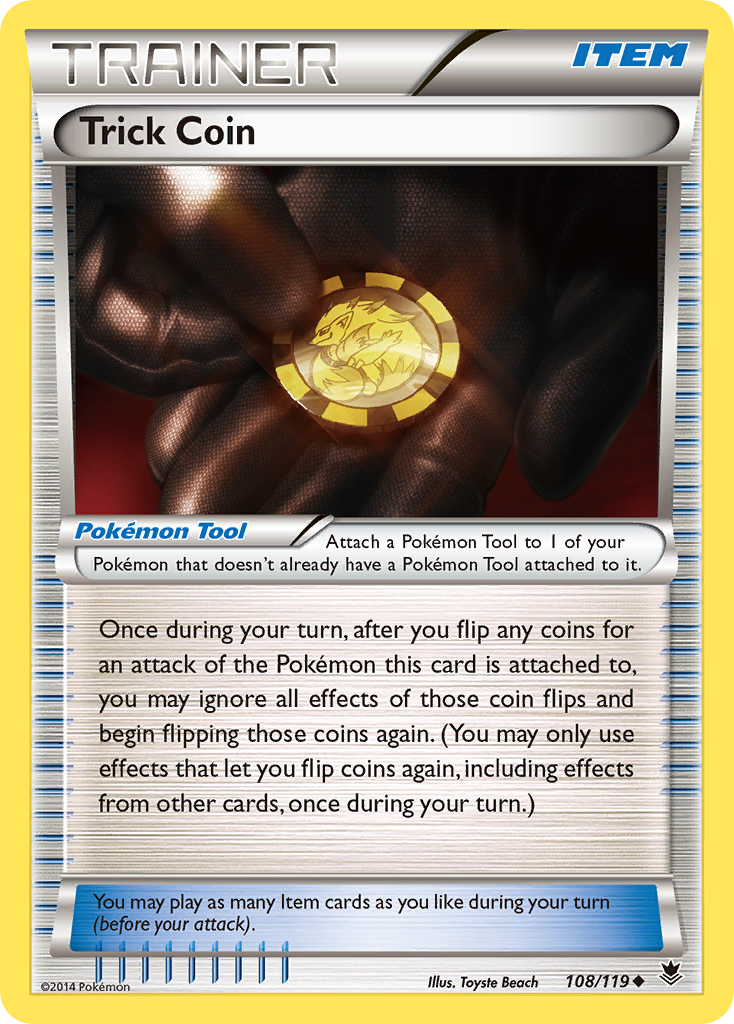 Trick Coin (108/119) [XY: Phantom Forces] | Gear Gaming Bentonville