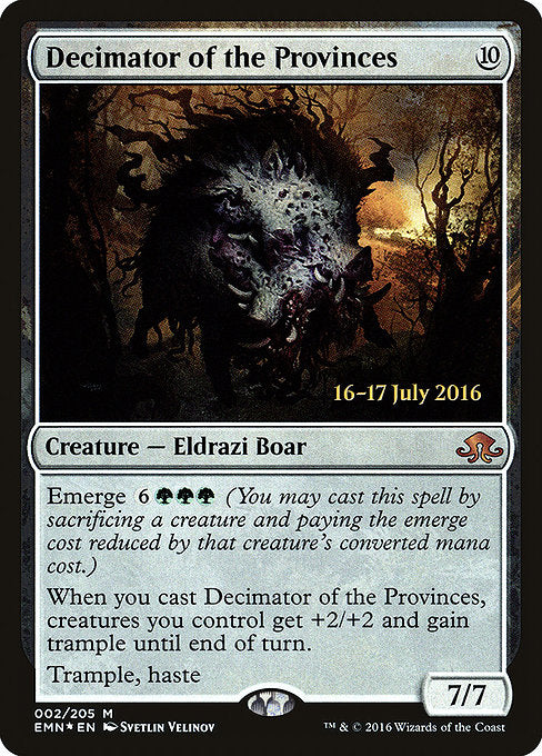 Decimator of the Provinces [Prerelease Cards] | Gear Gaming Bentonville